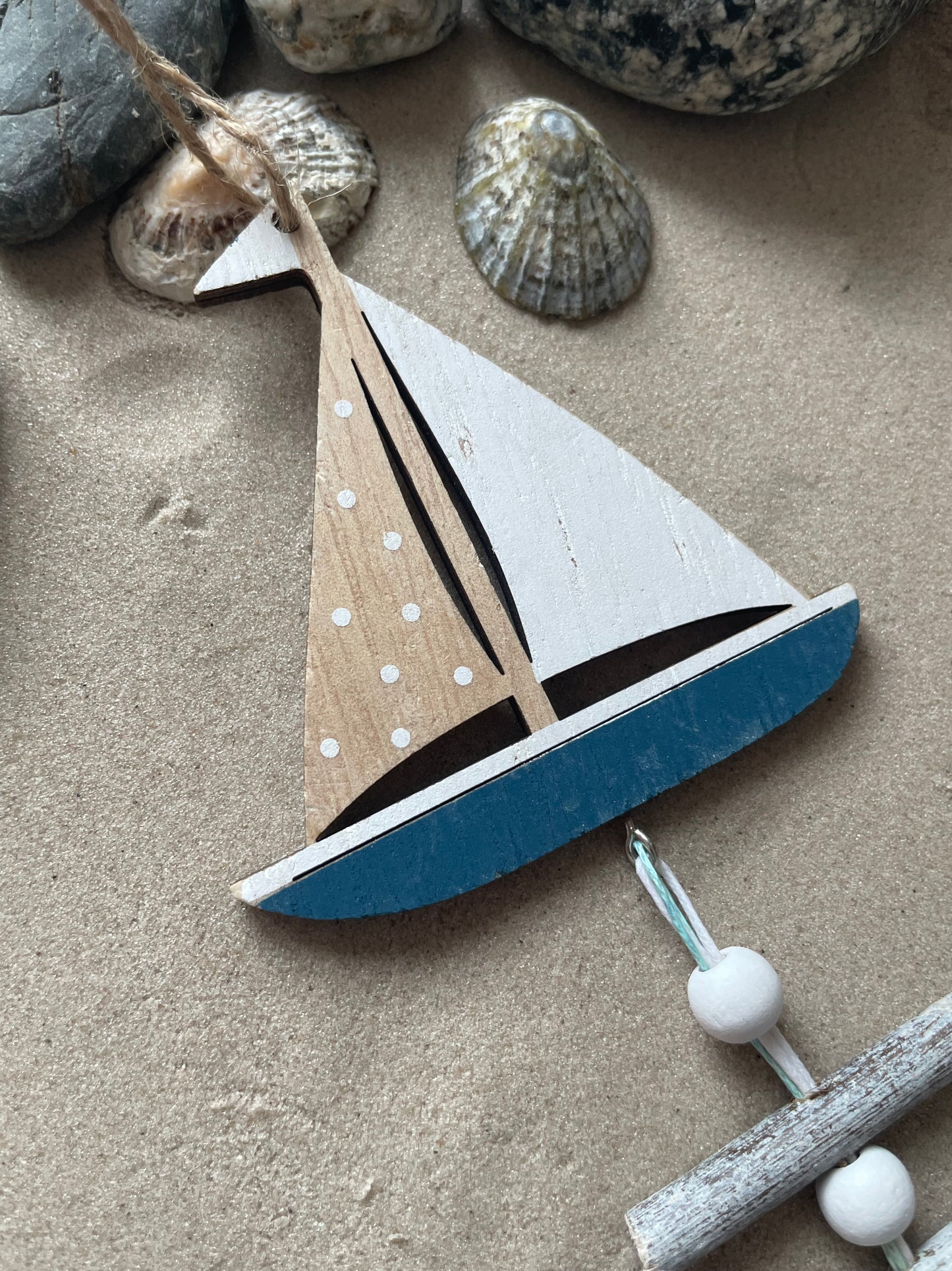 Nautical Themed Wooden Hanging Decorations