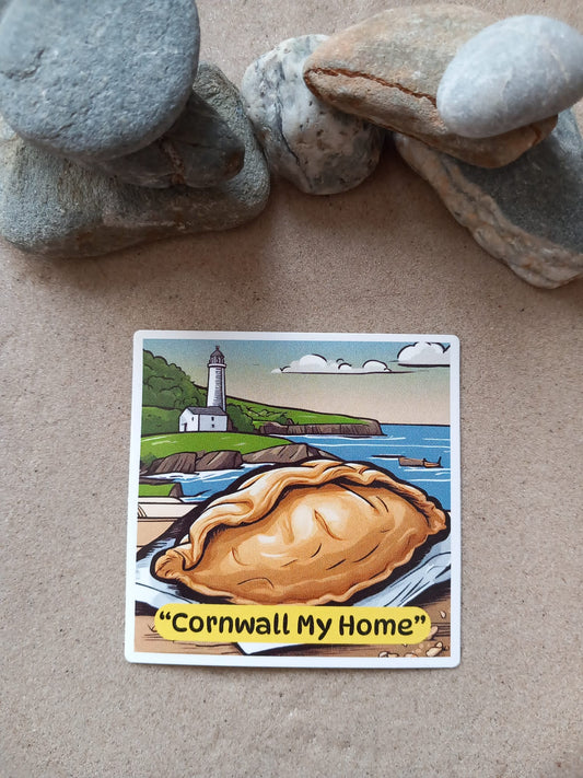 "Cornwall My Home" Vinyl Die-Cut Sticker