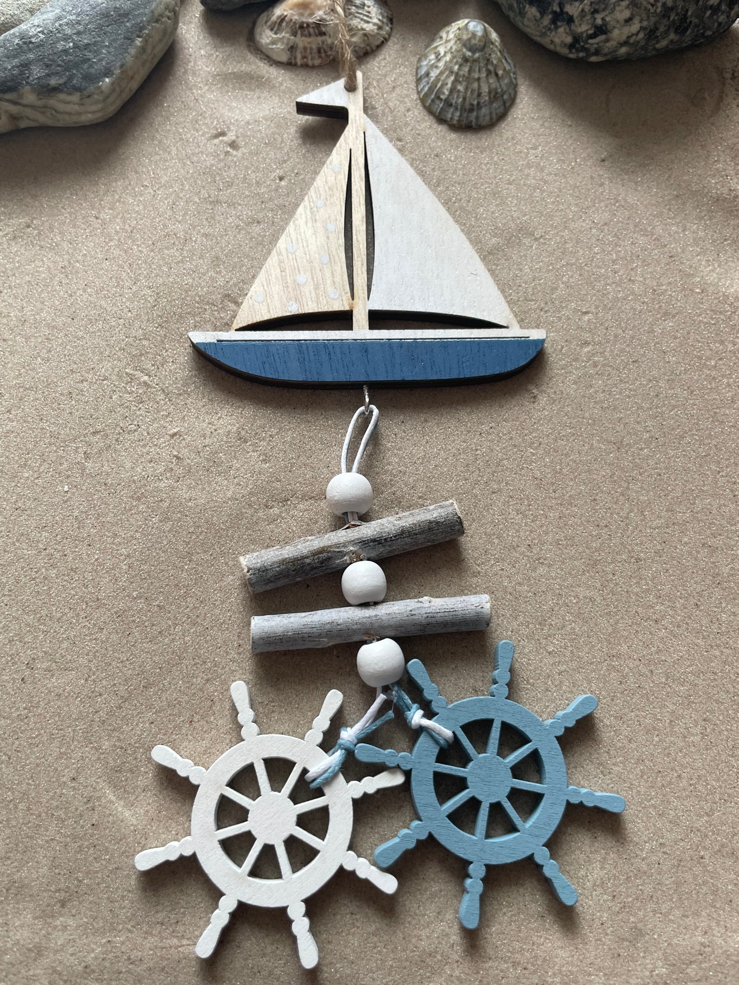 Nautical Themed Wooden Hanging Decorations