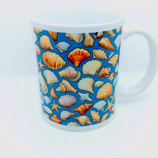 Sea Shell Wallpaper - 11oz Mug