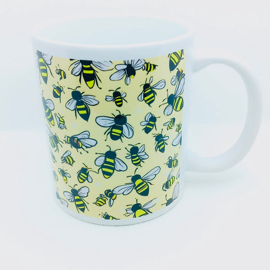 Bee Wallpaper - 11oz Mug