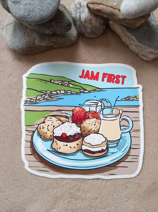 Jam First Vinyl Die-Cut Sticker