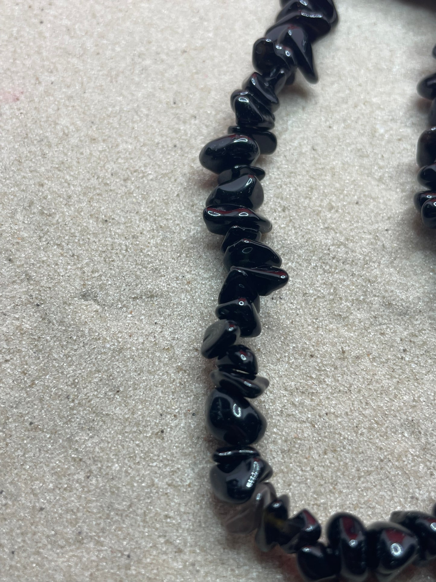 Blackstone Natural Stone Bead Necklace