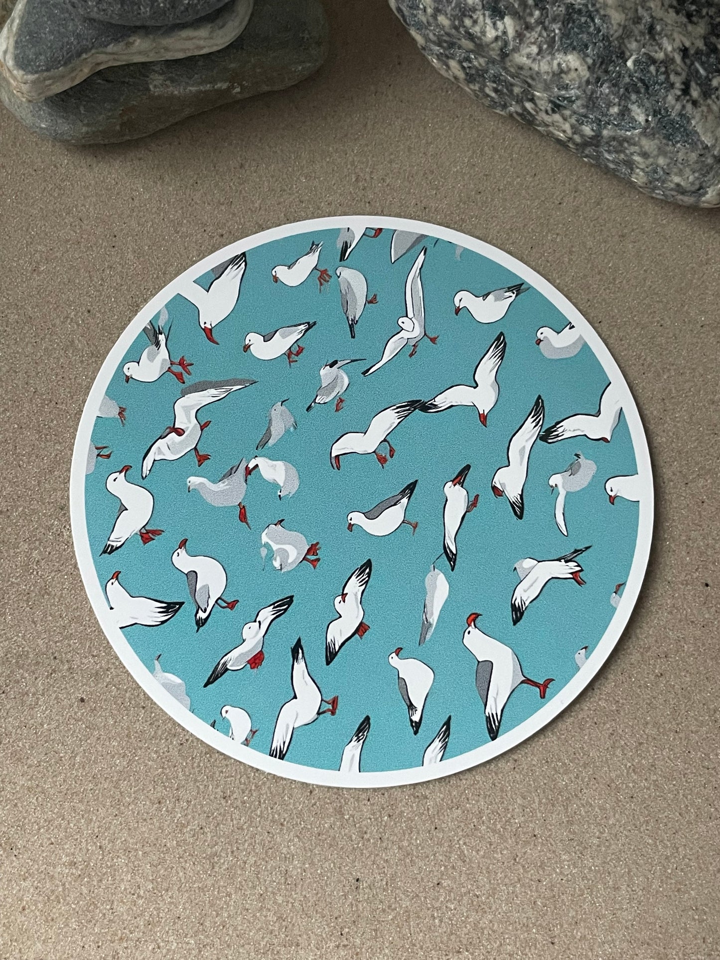 Splann The Seagull - Wallpaper Vinyl Die-Cut Sticker