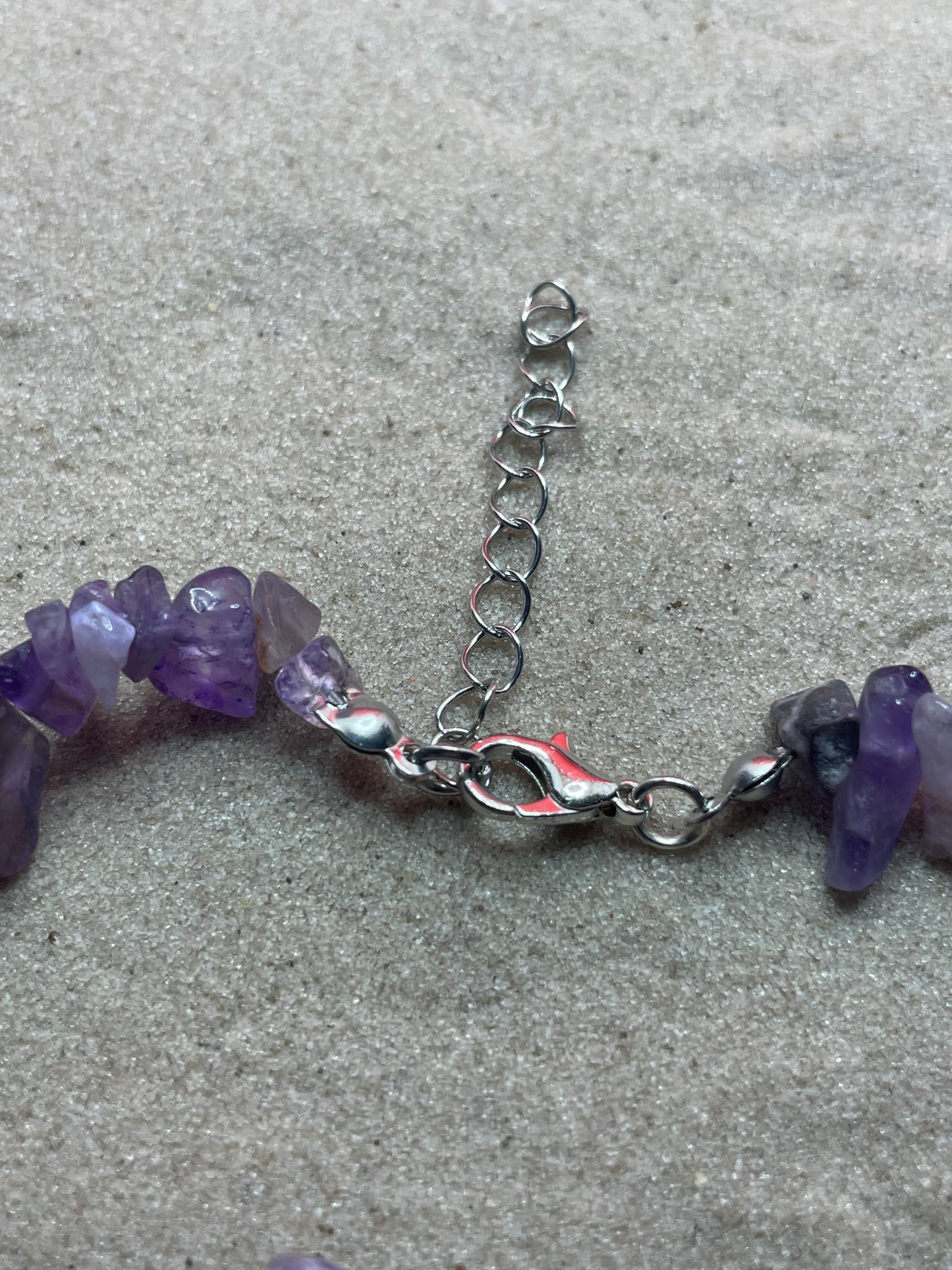 Purple Amethyst Natural Necklace - Confidence & Calmness