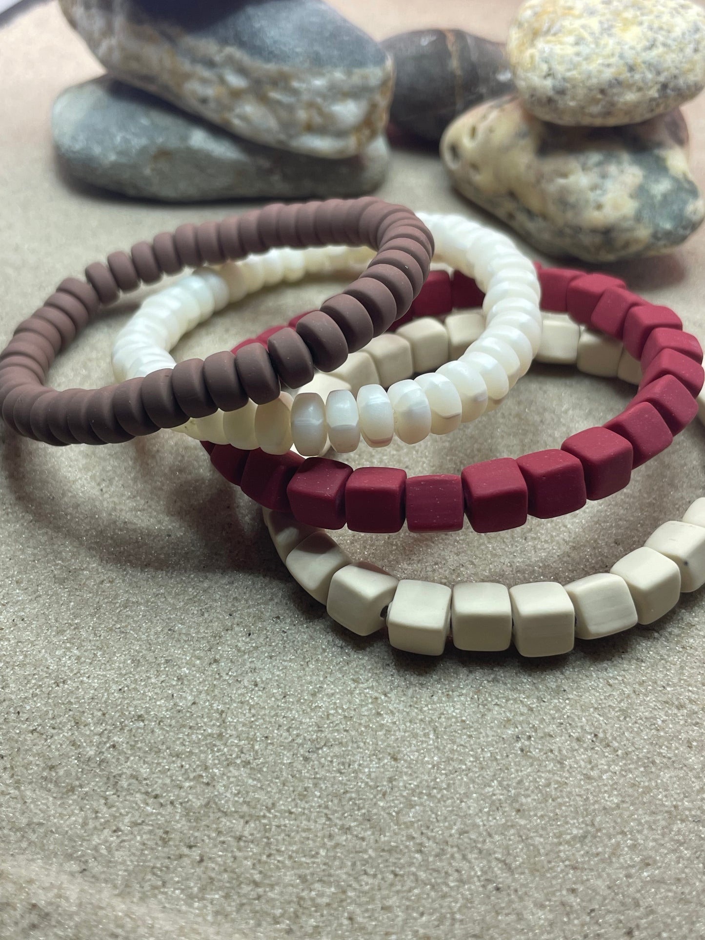 Set Of Multi Coloured Bracelets #Design3
