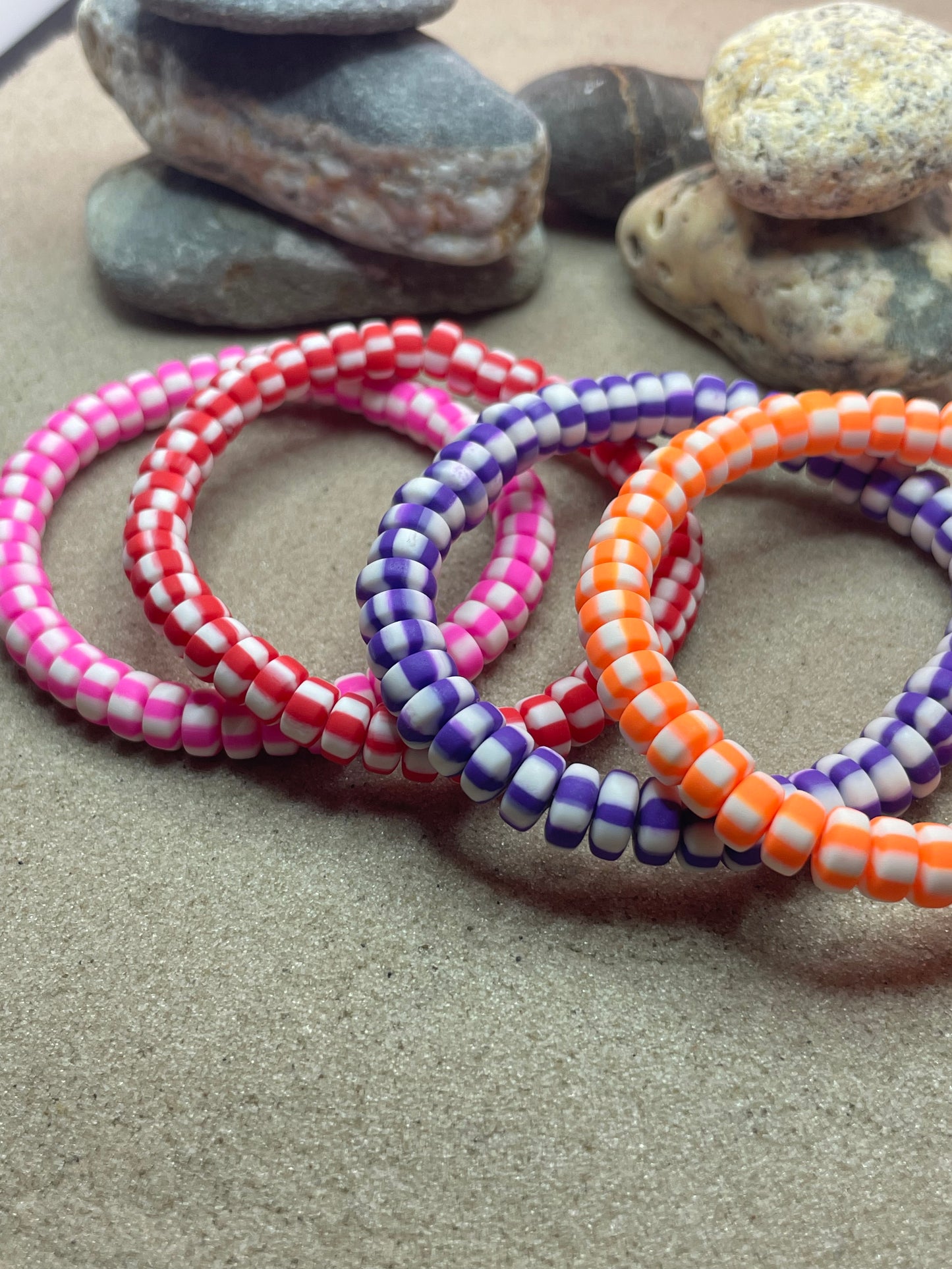 Set Of Multi Coloured Bracelets #Design8