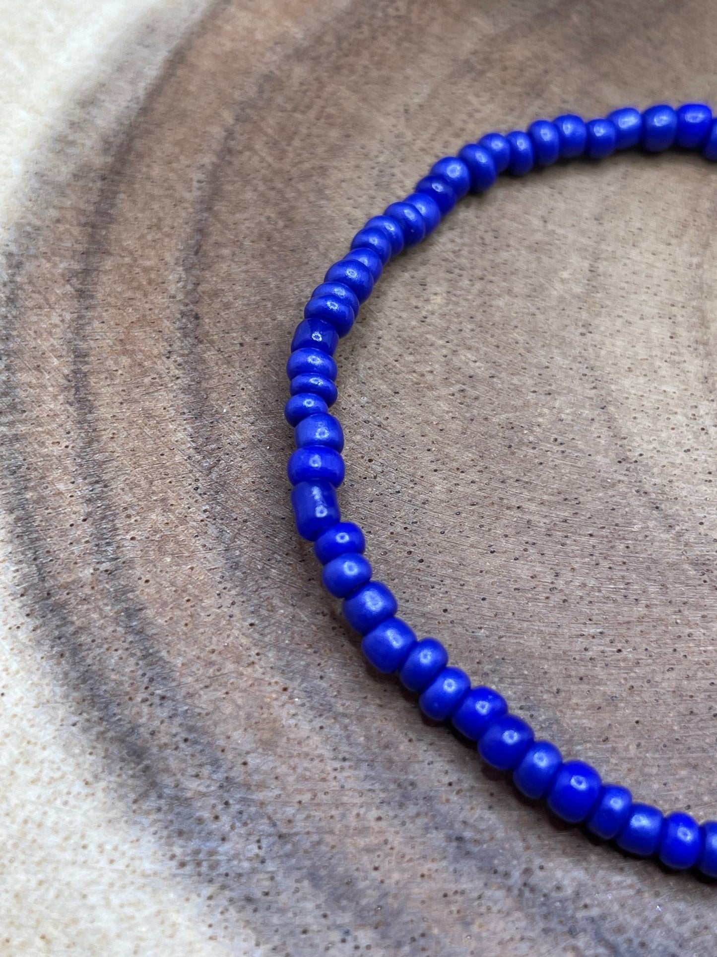 Bold Deep Blue Coloured Patterned Bracelet (Pick N Mix) Wasson Wax