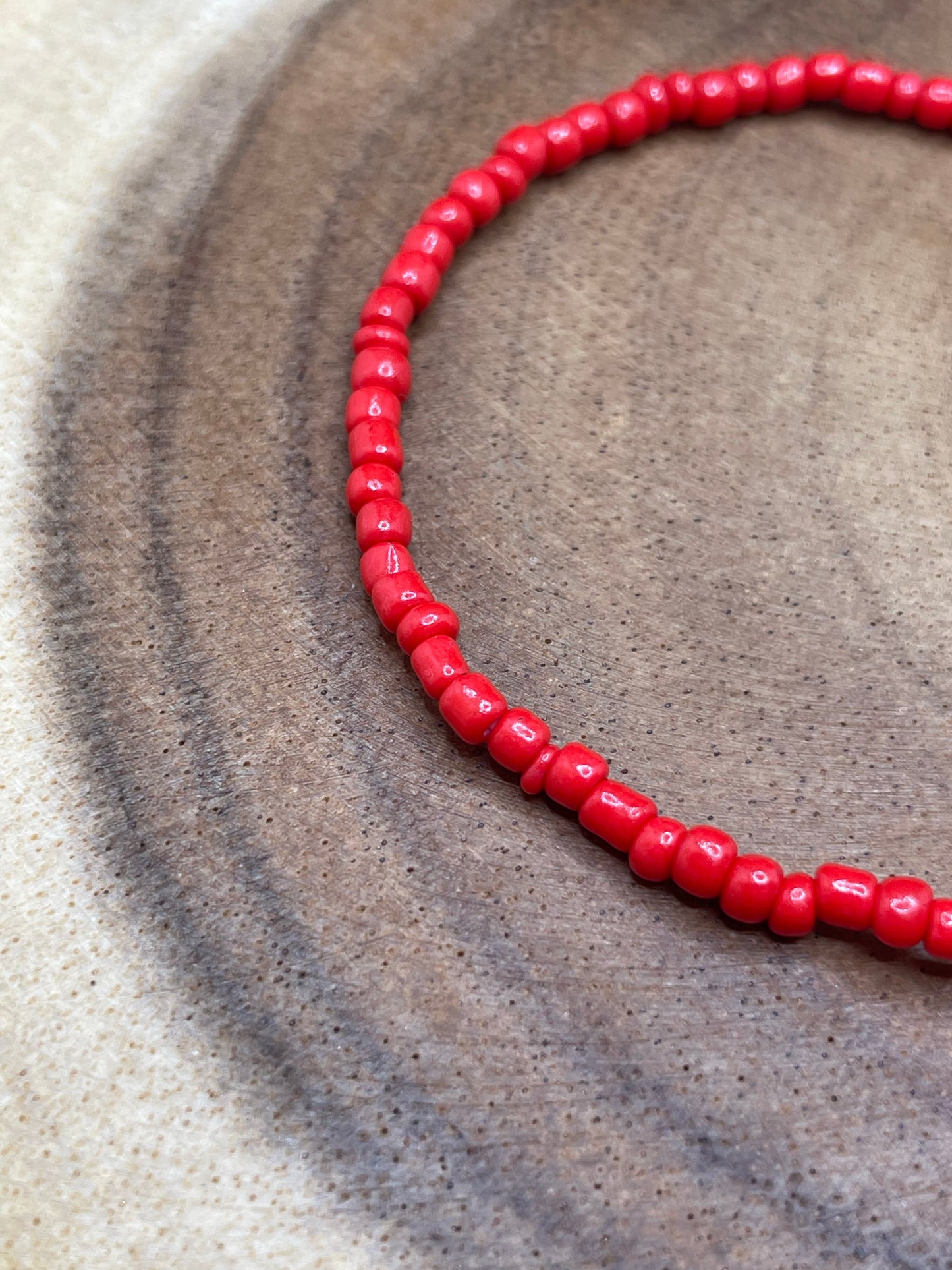 Bold Red Coloured Patterned Bracelet (Pick N Mix) Wasson Wax