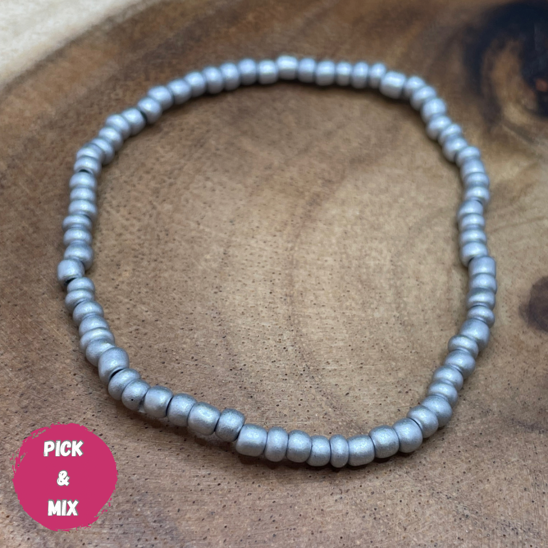 Bold Silver Coloured Patterned Bracelet (Pick N Mix) Wasson Wax