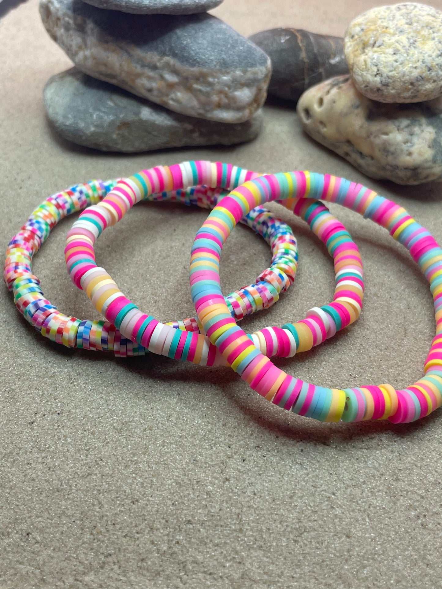 Set Of Multi Coloured Bracelets #Design1