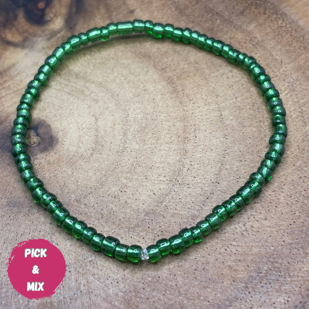 Foil Green Coloured Bracelet (Pick N Mix) Wasson Wax