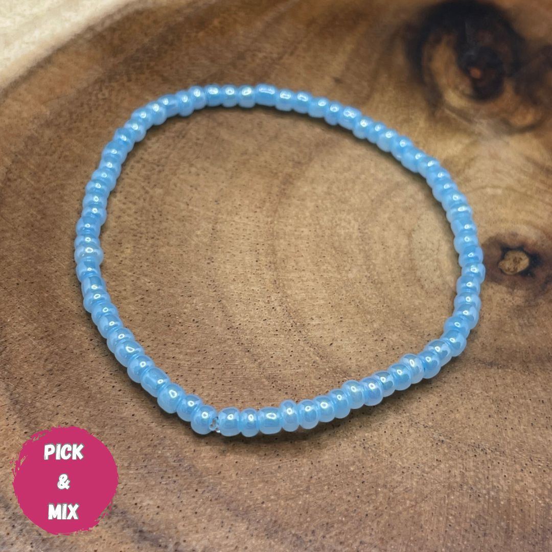Pearlescent Blue Coloured Bracelet (Pick N Mix) Wasson Wax