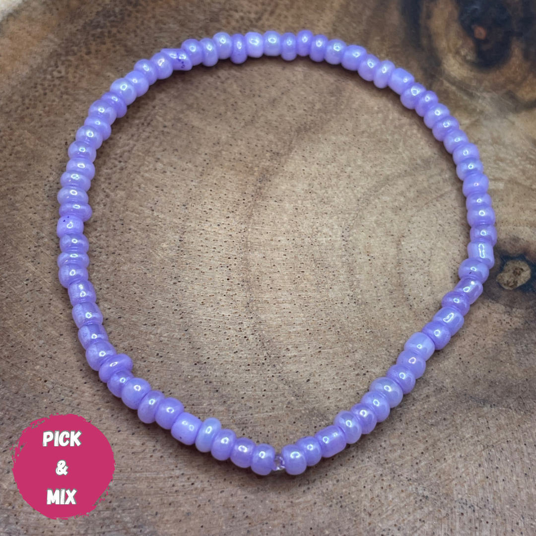 Pearlescent Violet Coloured Bracelet (Pick N Mix) Wasson Wax