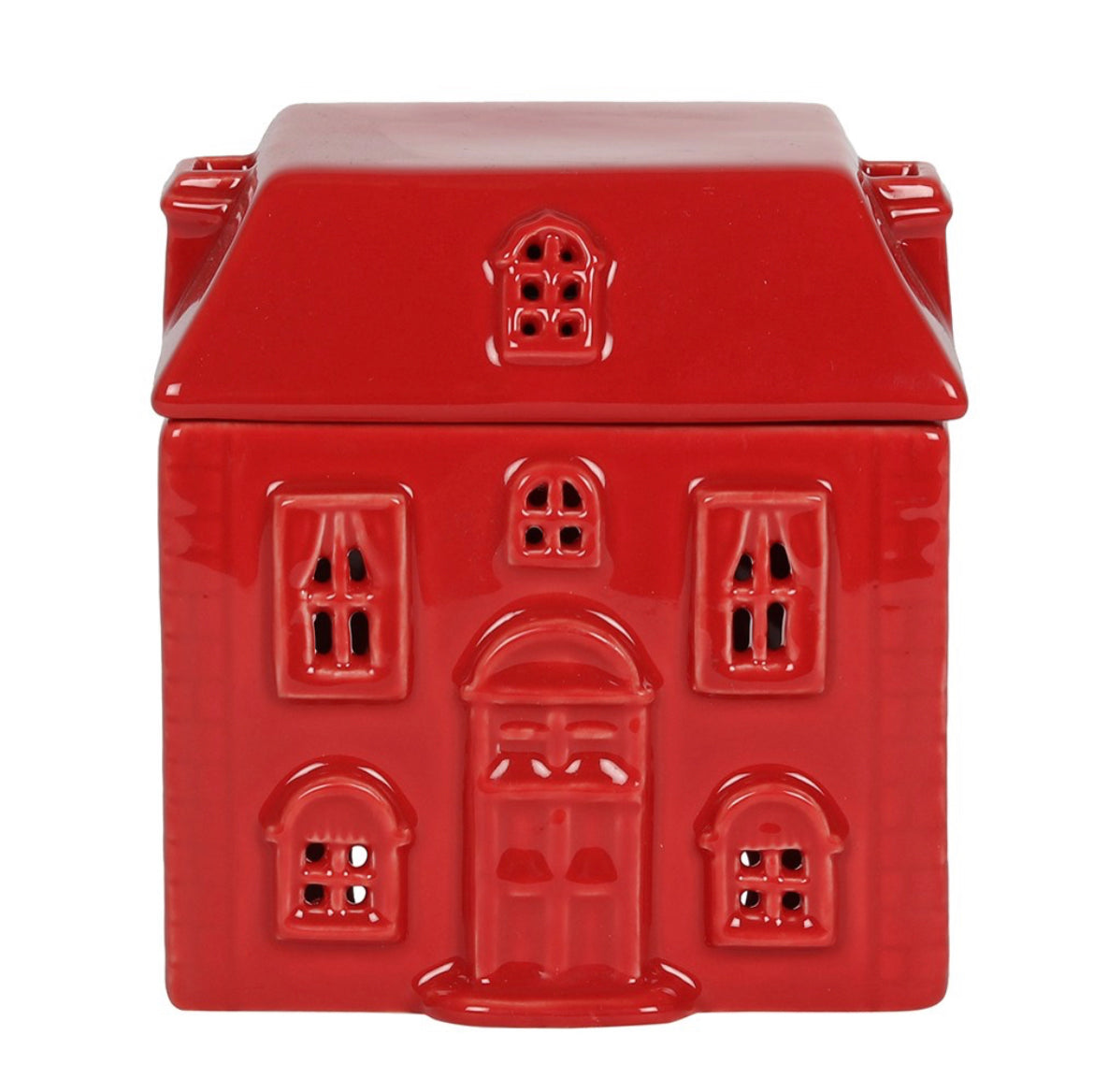 Red Ceramic House Burner Wasson Wax
