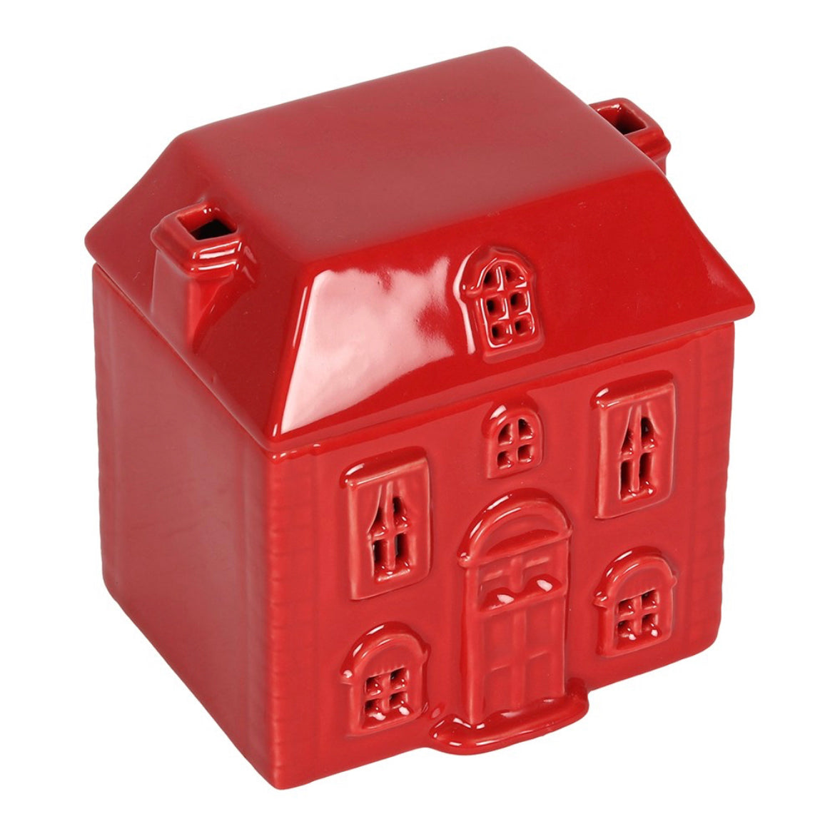 Red Ceramic House Burner Wasson Wax